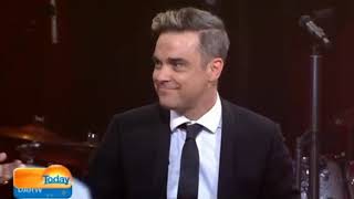 Robbie Williams Today show Puttin on the Ritz,Swing Supreme,Shine my shoes,Angels