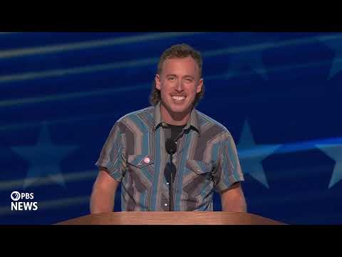 WATCH: Content creator John Russell speaks at 2024 Democratic National Convention | 2024 DNC Night 4