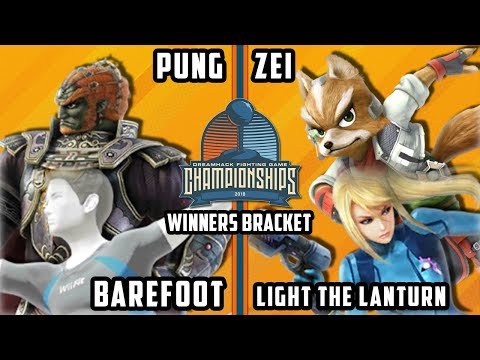 DHATX18 Smash 4 - Pung & Barefoot Vs. Zei & Light The Lantern - Wii U Doubles Winners Quarters