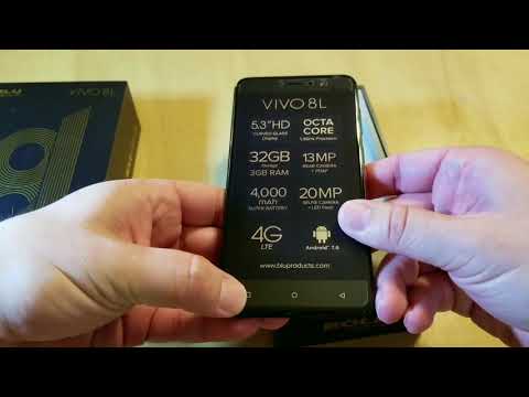 BLU VIVO 8L Unboxing Video