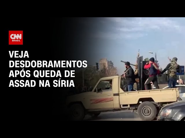 Veja desdobramentos após queda de Assad na Síria | LIVE CNN
