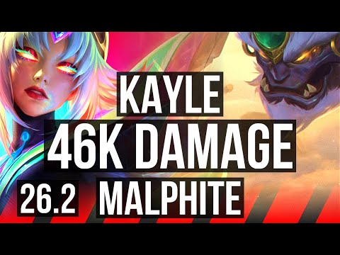 KAYLE vs MALPHITE (TOP) | 46K damage | BR Challenger | 26.2