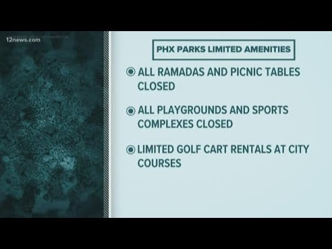 Phoenix Parks and Recreation shuts down park amenities