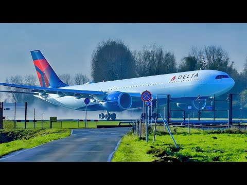 [4K] 31 FANTASTIC Airplane Takeoff & Landings 🇳🇱 | Amsterdam Airport Spotting | AMS/EHAM