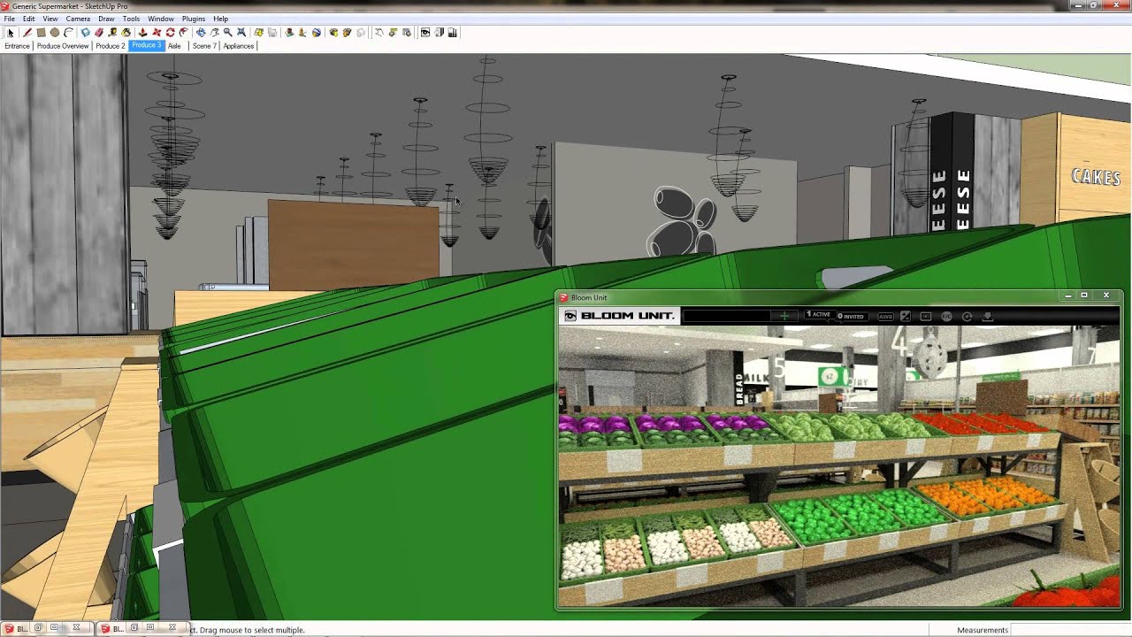 Supermarket Design Management System