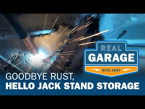 Real Garage: Goodbye Rust, Hello Jack Stand Storage