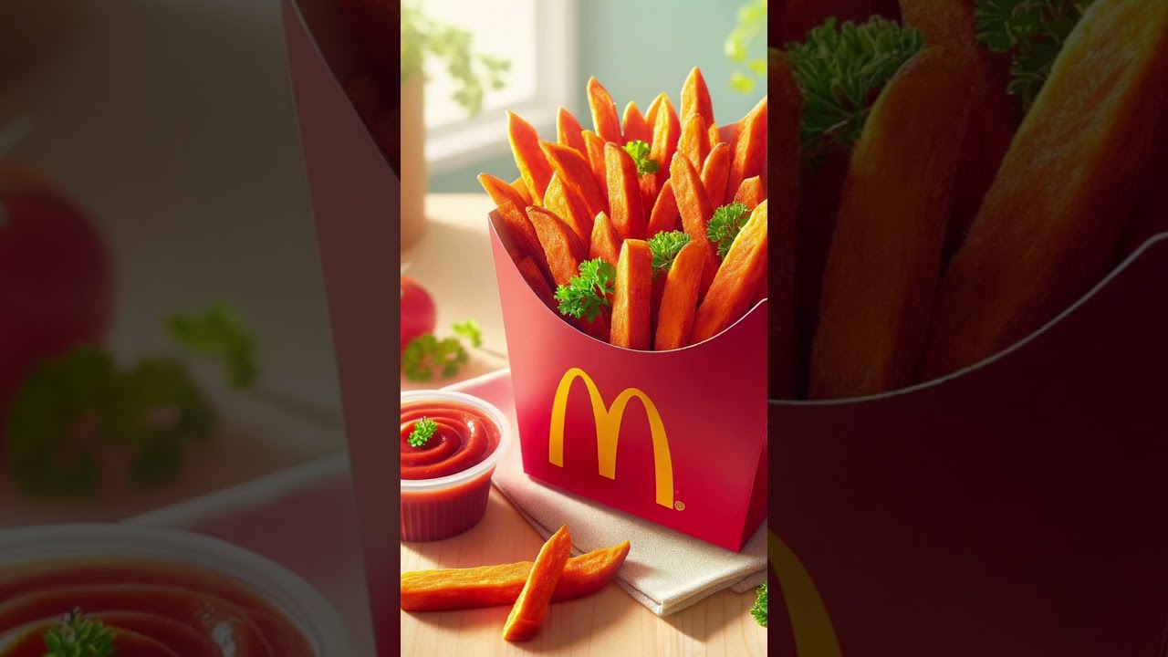 I asked AI to make Mcdonald's menu more healthier and the results are awesome! #mcdonalds #ai