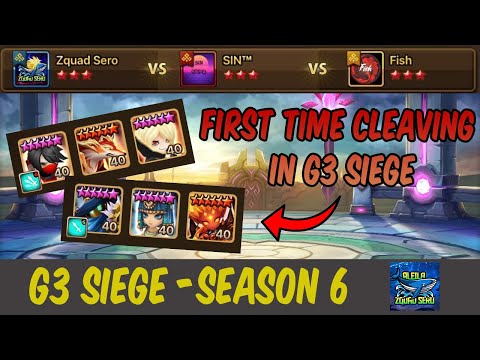 G3 SIEGE (EU SEASON 6) : Zquad Sero vs SINtm vs Fish