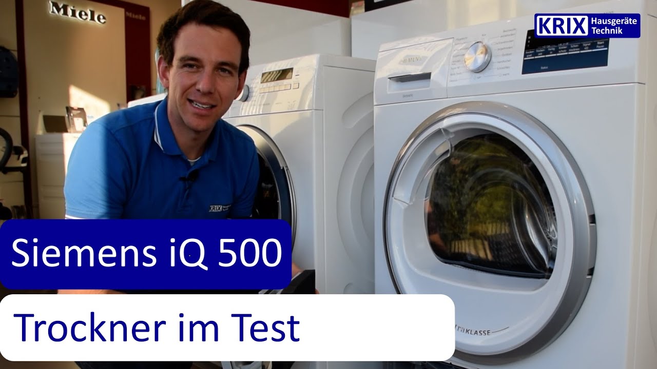 Siemens Wärmepumpentrockner iQ500 im Test