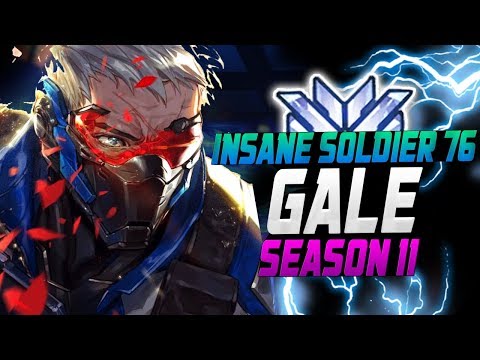 Unstoppable Carry Soldier 76 - Gale! [ OVERWATCH SEASON 11 TOP 500 ]