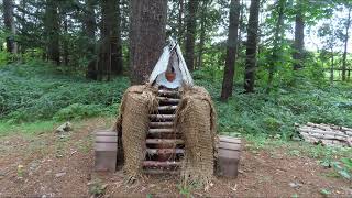 帯広市真鍋庭園でエゾリスに会う