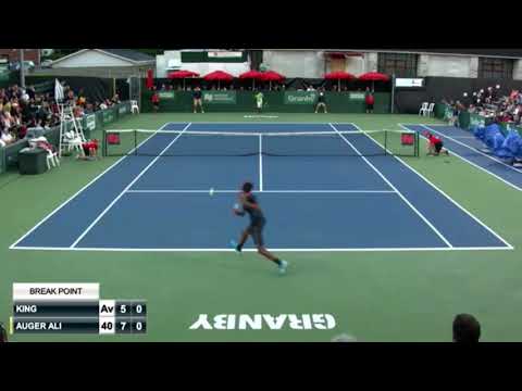 14 Years Old Felix Auger-Aliassime wins Challenger Match Highlights