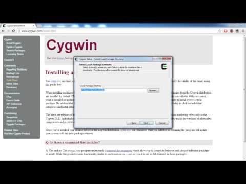 comment installer cygwin