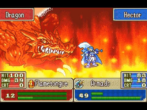 Fire Emblem: Blazing Blade Longplay 3/3 [All chapters] [Hector Hard Mode] [No Commentary]