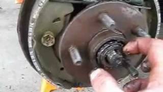 How to remove wheel bearing & wheel hub - Repa