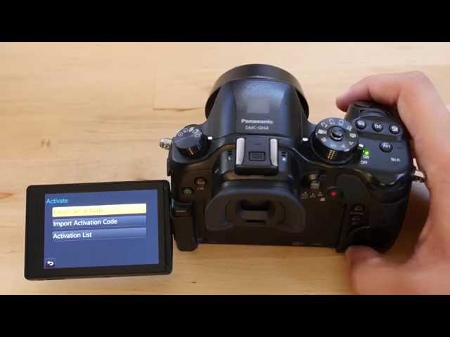 Vidéo PANASONIC DMW-SFU1GU V-LOG pour GH4 et GH5