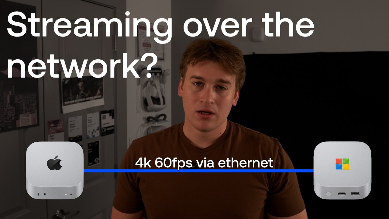 4k streaming, with no latency.... over the network?