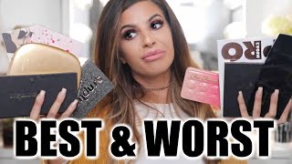 TOP 5 BEST &amp; WORST EYESHADOW PALETTES!