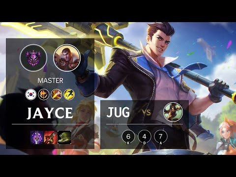 Jayce Jungle vs Nidalee - KR Master Patch 10.12