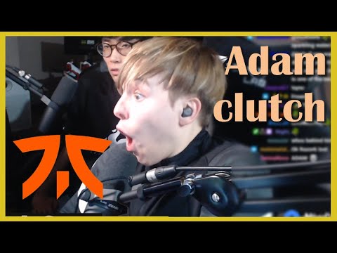 LS reacts to FNC Adam's 1 v 2 Outplay