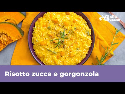 RISOTTO CON ZUCCA E GORGONZOLA: super cremoso e saporito!