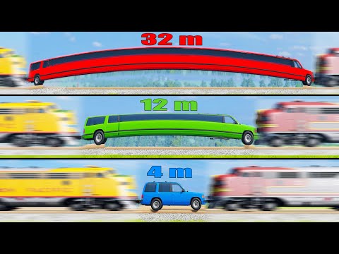 Long vs Medium vs Short Car #3 - Beamng drive