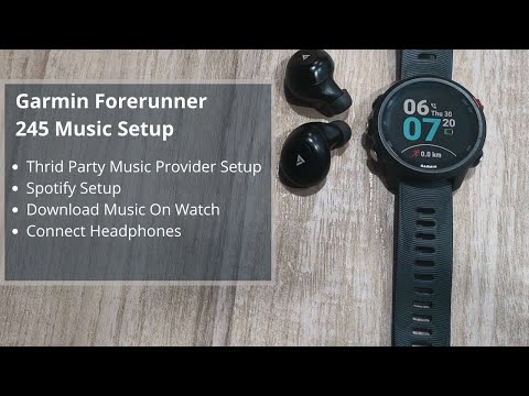 Garmin Forerunner 245 Music Setup | How To Setup Spotify | How To Upload Music