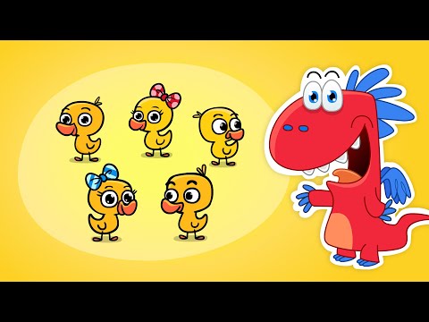 5 Kaczątek - Smok Edzio - Piosenki dla dzieci po polsku - N