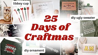 25 CRICUT CHRISTMAS PROJECT IDEAS 🎁🎄 | 25 Days Of Craftmas With Amy Makes That