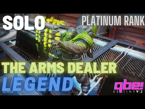 Destiny 2 - Nightfall The Ordeal: The Arms Dealer, Legend. Solo, Platinum Rank.