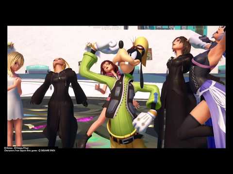 KINGDOM HEARTS III data greeting: Donald gets bamboozle by goofy the Casanova