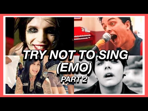 Try Not To Sing Along EMO Edition! - Part 2! 🖤
