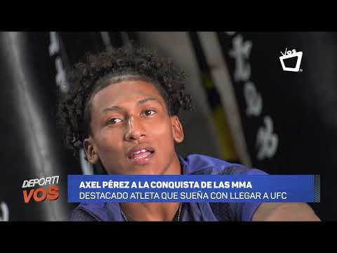 Axel Pérez, destacado atleta nica, sueña con llegar a UFC