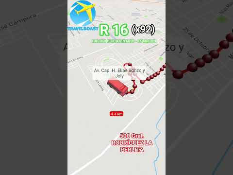 Línea 500 General Rodríguez, Ramal 16 (X 92) Barrio Bicentenario - Estación #bondis #500#laperlita