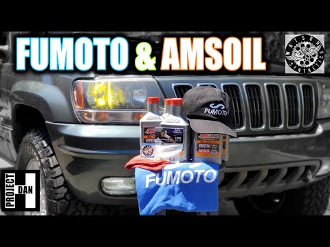 JEEP GRAND CHEROKEE FUMOTO OIL DRAIN VALVE & AMSOIL OIL CHANGE IN THE GREEN HORNET WJ