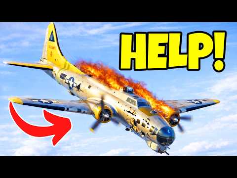 B-33 BOMBER Gets SHOT DOWN By AI Military In Stormworks!