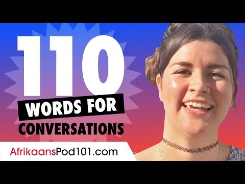 110 Afrikaans Words For Daily Life Conversations