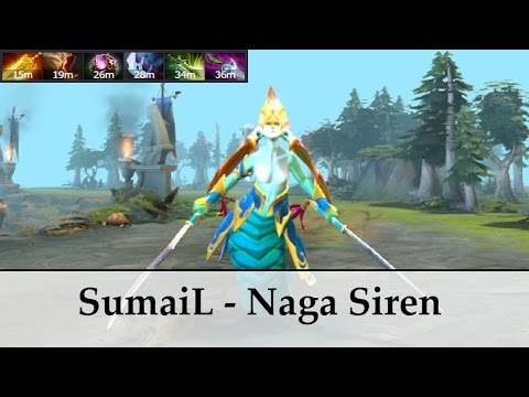 Sumail - Naga Siren | KDA 19-3-10 | 1100 GPM | pro game