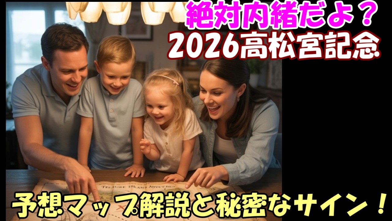 【絶対内緒だよ】高松宮記念2026　～予想マップ解説と秘密のサイン～