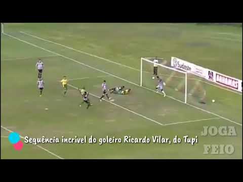 Sequência de defesas incríveis do Goleiro do Tupi