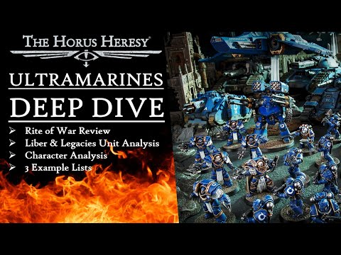 3.0 ULTRAMARINES LEGION RULES REVIEW & ANALYSIS FOR WARHAMMER THE HORUS HERESY