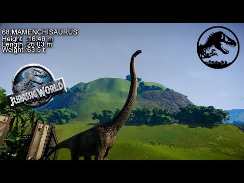 Jurassic world evolution-Releasing all DINOSAURS (68) Into the WILD-from the smallest to the largest