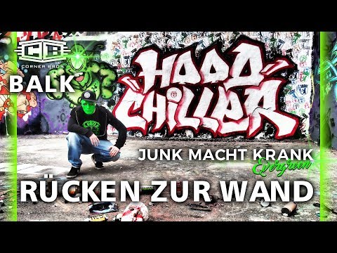 BALK - RÜCKEN ZUR WAND (JUNK MACHT KRANK - EVERGREEN) HOOD CHILLER