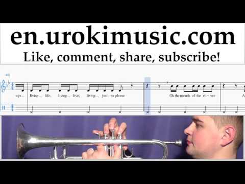 How to Play Trumpet Imagine Dragons - Mouth Of The River Tabs Part#2 um-b352