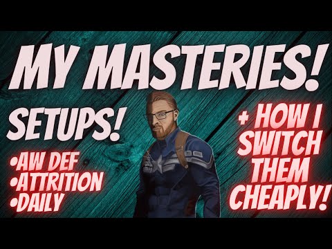My Mastery Setup Guide! Most Used Setups + Cost Efficient Rotations!