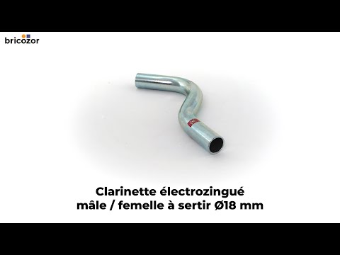 Clarinette électrozingué M/F à sertir VIEGA