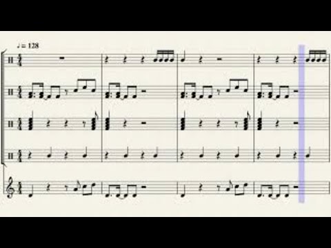 Gold - Drumline Cadence