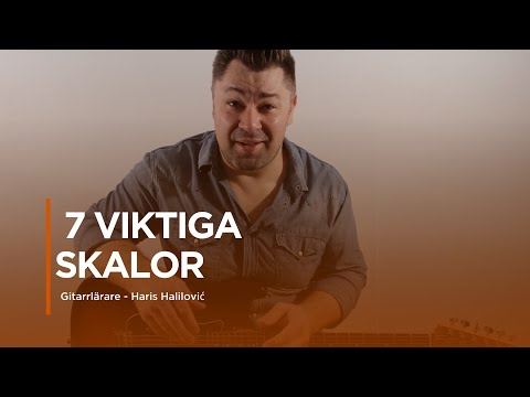 GITARR SKALOR - Lär dig spela de 7 viktiga modala skalorna 🎸