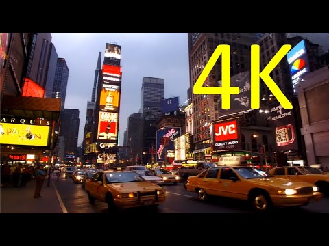 [4K UHD] New York City in 1993- DTheater DVHS Demo Tape Enhanced