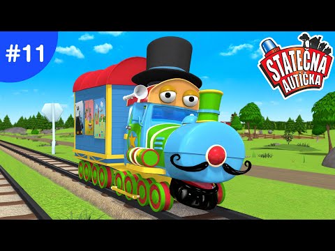 Statečná autíčka – Na špatné koleji | Kreslené pro Děti | Animované pro Děti